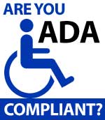 is your parking lot ada handicap compliant?
